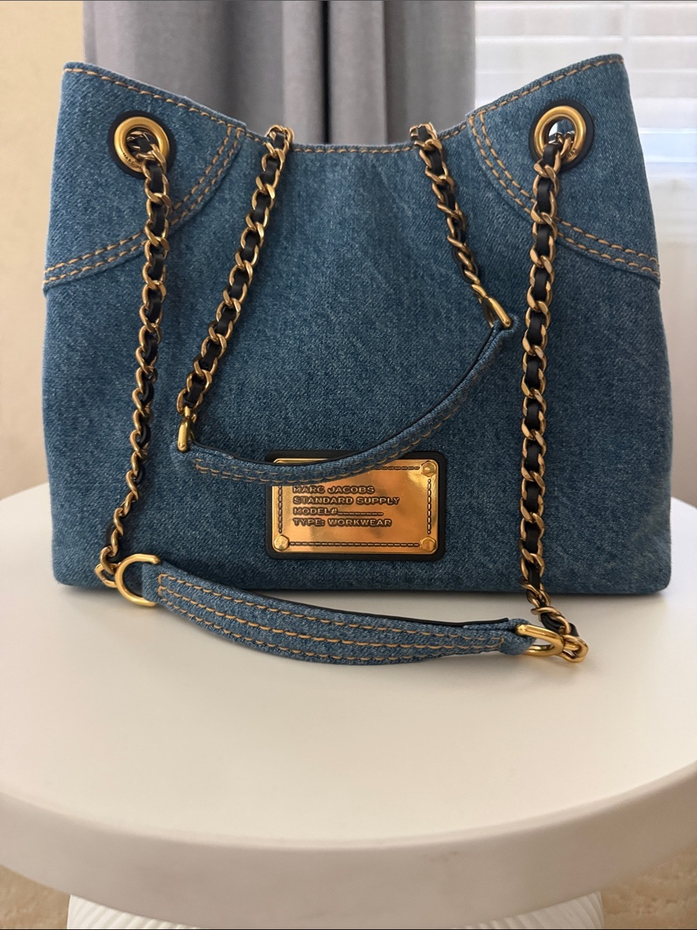 Marc Jacob Denim tote, The Plaza collection, small size Brand New with tag